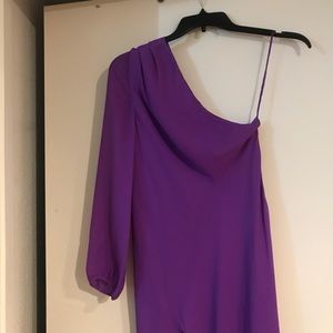 Mason purple dress 100 percent silk 100.00